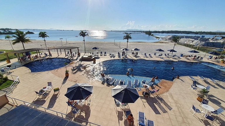 Flat Encantador com vista para Lagoa!