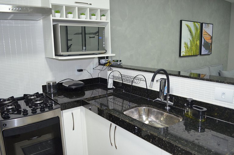 Flat Encantador com vista para Lagoa!