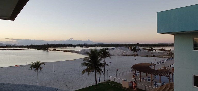 Apartamento encantador de frente para a lagoa