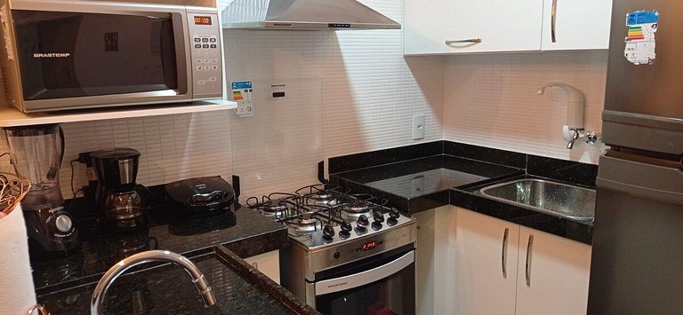 Apartamento encantador de frente para a lagoa