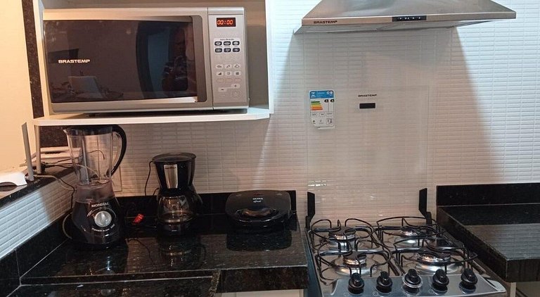 Apartamento encantador de frente para a lagoa