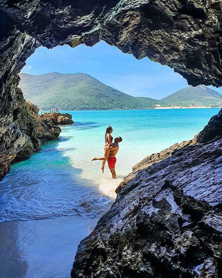 Arraial com vista pra laguna