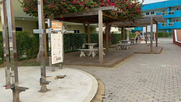 Apartamento encantador de frente para a lagoa