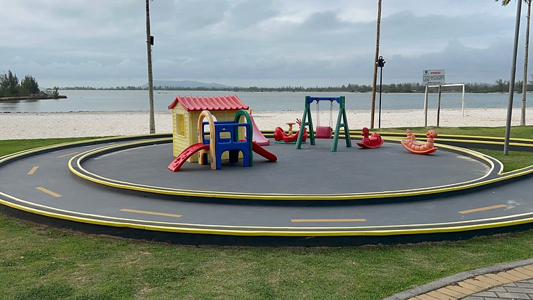 Apartamento encantador de frente para a lagoa