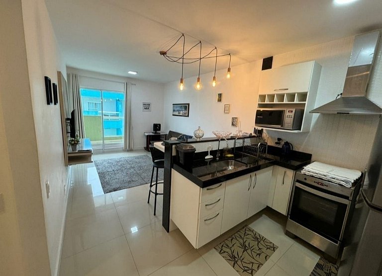 Apartamento encantador de frente para a lagoa