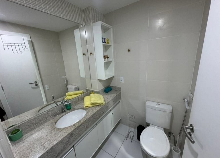 Apartamento encantador de frente para a lagoa