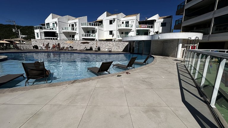 Apartamento de frente para a praia dos Anjos
