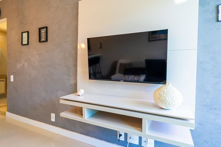 Apartamento encantador de frente para a lagoa
