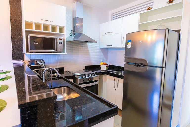 Apartamento encantador de frente para a lagoa