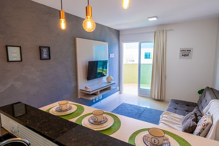 Apartamento encantador de frente para a lagoa
