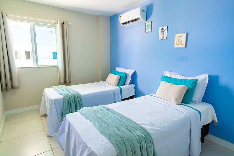 Apartamento encantador de frente para a lagoa